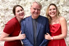 Andy Prosky with cast members of THE HUMANS on Opening Night at Palm Beach Dramaworks 2025