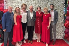 Andy with cast and director J Barry Lewis of THE HUMANS